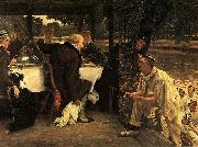 James Tissot The Prodigal Son in Modern Life USA oil painting artist